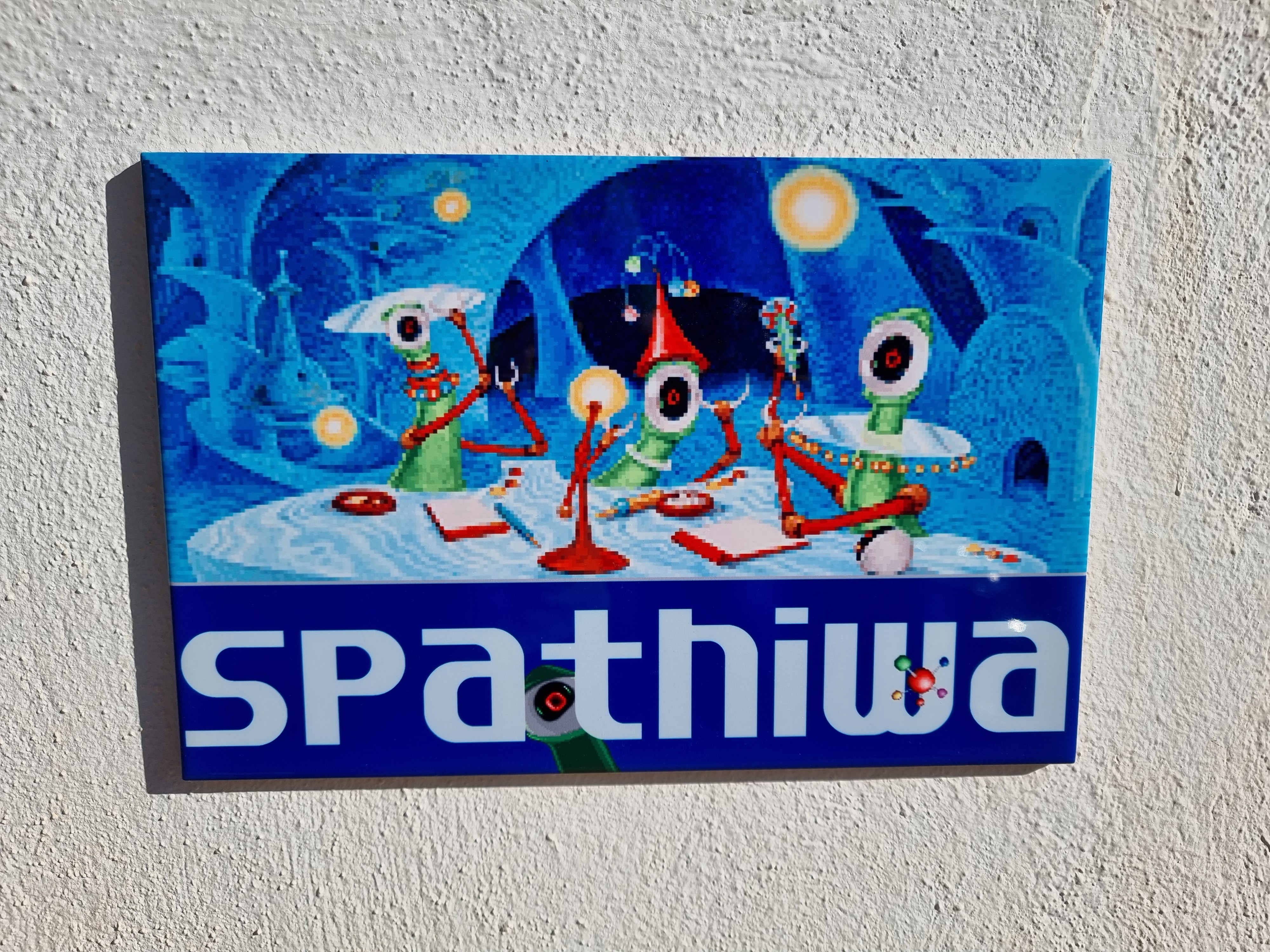 Spathiwa house name sign